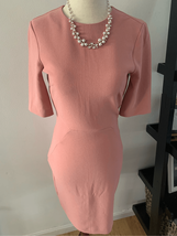 H&amp;M peach color dress size 4 work dress - $24.75
