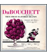 1950s DuBouchett True Fruit Flavored Brandy PRINT AD Blackberry Flavored... - $70.29 MXN
