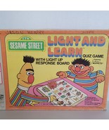 Vintage 1977 Sesame Street Light and Learn Quiz Game M B 4734 Muppets Li... - $12.86