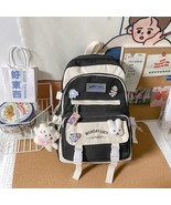 2022 Korean Style Cute BackpaWomen Waterproof Nylon Small Shoulder Bags ... - £51.43 GBP