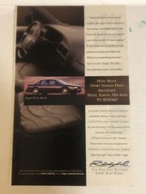 1995 Buick Regal GS  Vintage Print Ad pa23 - $7.91