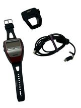 GARMIN Forerunner 305 Watch w Charger Cradle &amp; Cable Tested Works Perfect - $29.92