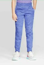 Girls' Cozy Tech Fleece Jogger Pants - C9 Champion Blue Heather Size S 6/6X NWT - $10.93