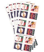 USPS A Visit from St Nick Book of 20 Forever First Class Postage Stamps (5 Bookl - $100.00