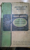 JOHN DEERE OM-H10-347 OPERATOR&#39;S MANUAL, NO.5 POWER MOWER - £19.94 GBP