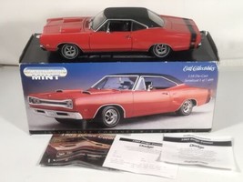 1969 DODGE CORONET R/T 426 HEMI Vintage American Muscle Mint 1:18 Red Di... - £112.72 GBP