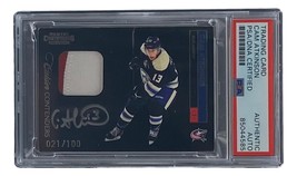 Cam Atkinson Signed 2012 Panini Contenders #210 Blue Jackets Hockey Card PSA/DNA - £37.97 GBP