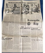 BC Bakersfield College Renegade Rip October 17 1969 California Newspaper... - £14.42 GBP