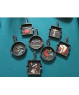 CAST IRON INDIVIDUAL ASHTRAY HAND PAINTED NOVELTY SOUVENIR FROM STATES - $115.41 CAD