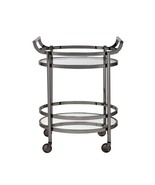 Home Roots Kitchen 286458 34 x 27 x 19 in. Glass &amp; Mirror Serving Cart -... - £388.04 GBP