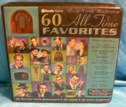 Old Time Radio&#39;s 60 All-Time Favorites 20 Audio Cassettes 30 Hours 60 Br... - $8.01 CAD