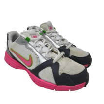 Nike Endurance Trainer 429909-100 White/Pink Size 6Y Girls Running Shoes - $32.28