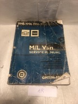 1996 GMC SAFARI &amp; ASTRO VAN ML VAN M L VAN Service Shop Repair Manual Bk 2 - £6.22 GBP