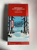 Seasonal CLIF Protein Bar Peppermint White Chocolate Energy Bars 2.4 Oz ... - £19.54 GBP