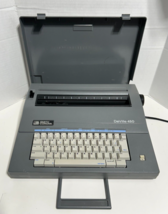 Smith Corona DeVille-450 Portable Electric Typewriter w/ Cover, Gray for Repair - £35.10 GBP