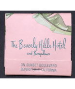 The Beverly Hills Hotel &amp; Bungalows CA Sunset Blvd Matchbook Full 30 Uns... - £40.21 GBP