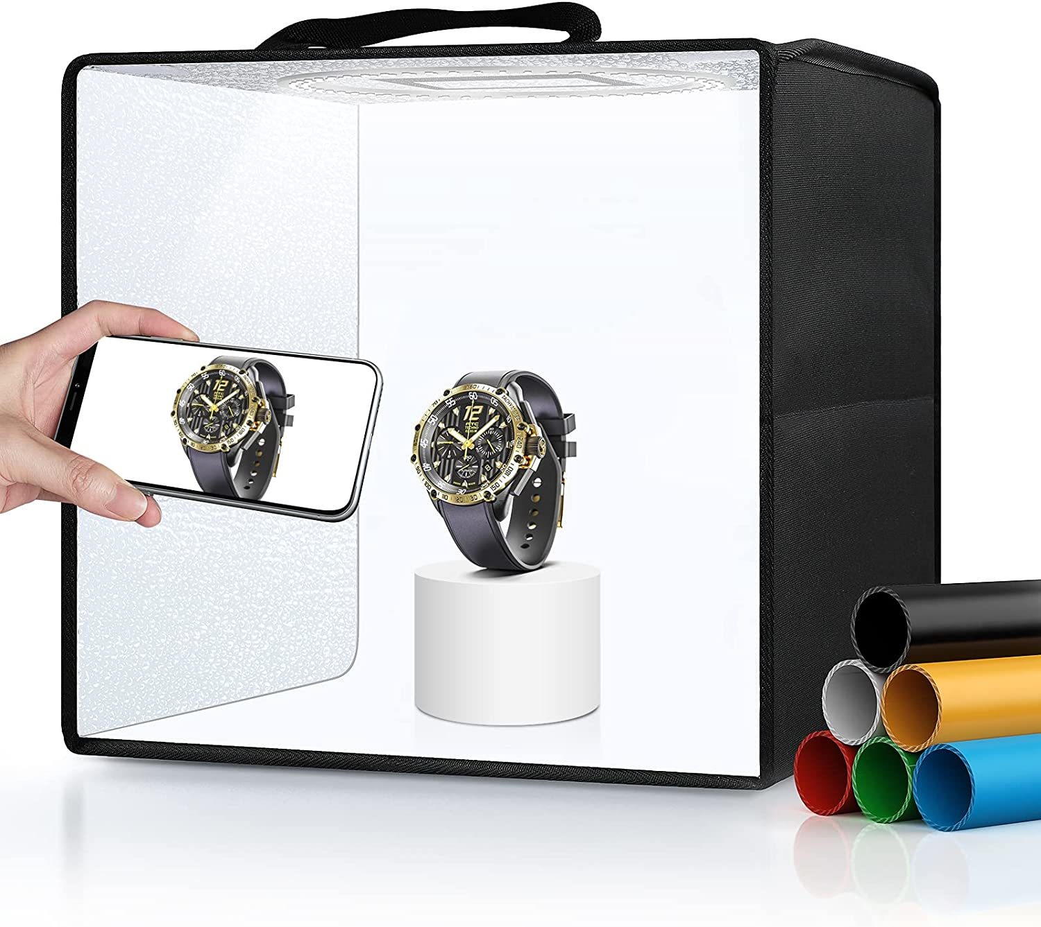 Glendan Light Box Photography&#39;S 10&quot; X 10&quot; Photo Box With 88 High Color R... - $37.99