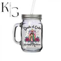 Desde El Cielo Virgencita Mason Jar Mug - $19.59