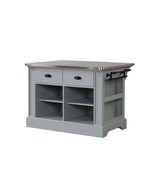 Urrur Kitchen Island, Gray Finish - $2,479.79 CAD