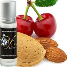 Cherry Almond Vanilla Premium Scented Perfume Roll On Fragrance Oil Vegan - £10.20 GBP+