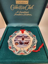 Longaberger Hometown Christmas Ornament Collectors 1999 Riding Through The Snow - £7.46 GBP