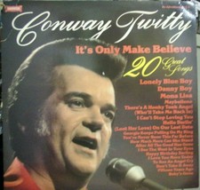 Conway Twitty-20 Great Songs-LP-1981-NM/VG+   U.K. Edition - £5.93 GBP