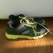 Fila Yellow &amp; Black Running Shoes Size 6.5 &amp; Size 7 *Two different shoe ... - £12.57 GBP