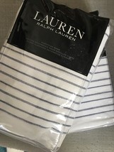 Lauren Ralph Lauren 2pc Juliet Euro Frames Pillow Sham WHITE/BLUE Nip $270 - £77.19 GBP