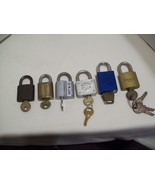 Lot of 6 Vintage to Modern Padlock Hurd USN Corbin Yale Master 77 American - $48.36 CAD