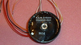 NEW 1PC R.A.M D-6584 IC TRANSFORMER 400HZ 26V MIL SPEC + 9 WIRES - £36.97 GBP