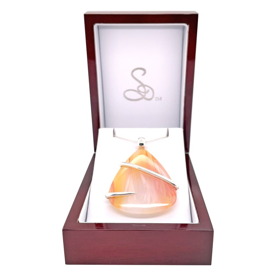 Starburst Agate Stone Pendant Necklace by Stones Desire Item image 3