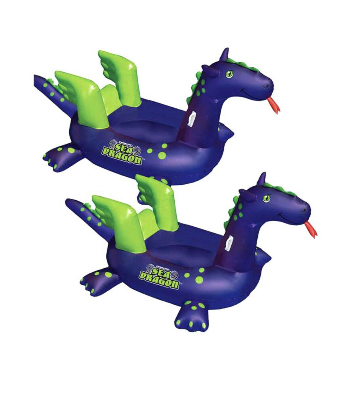 Primary image for Swimming Pool Kids Giant Rideable Sea Dragon Inflatable Float (2-Pack) (hd)