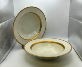 2x Mikasa Fine China ANTIQUE LACE Made in Japan Round Vegetable Serving Bowls - £66.55 GBP