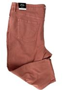 Ava &amp; Viv Women’s High Rise Slim Straight Pants Terracotta Pink Size 26L... - $25.47 CAD