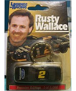 Legends Racing Rusty Wallace Miller 2 Key Chain 1:87 Scale Die Cast Meta... - £7.82 GBP
