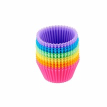 12/24pcs DIY Home &amp; Kitchen Wrapper Pastry Tools Cupcake Silicone Cake Cup Bakin - £9.04 GBP+