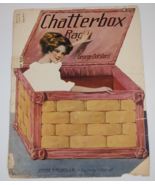 Rag Ragtime Vintage Sheet Music 1910 Chatterbox Rag By George Botsford R... - $24.74