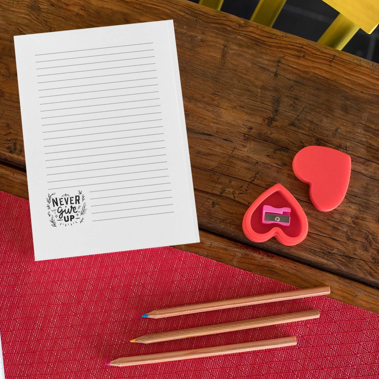 Printable journal paper / printable lined paper stationary / Quotes Jour... - $1.00