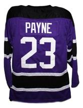 Any Name Number Morris Brown College TV Show Hockey Jersey Payne Purple Any Size image 2