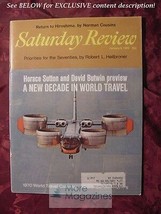 Saturday Review January 3 1970 World Travel David Butwin Robert L. Heilbroner - £6.80 GBP