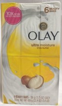 6 Pack Olay Ultra Moisture Beauty Bar w/Shea Butter  3.75 oz Each  - £23.94 GBP