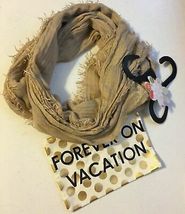 Collection Xiix Forever on Vacation Travel Bag and Scarf, Sandstone One ... - $17.99