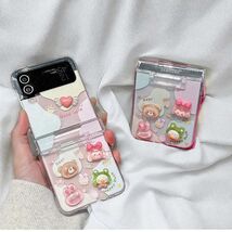 3D Cartoon Girl Bracelet Phone Case for Samsung Galaxy Z Flip 3 4 5 6 - ... - $58.58