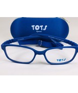 New TOTS Matte Blue BUDDIES Eyeglasses for KIDS 51mm with Case &amp; Strap - $61.05 CAD