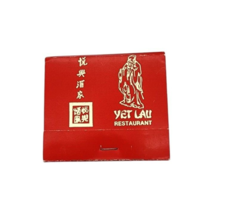 Yet Lali Restaurant Matchbook – Vintage Dining Collectible - $9.90