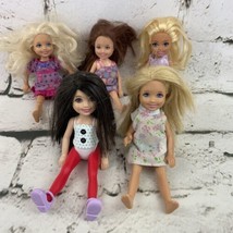 Chelsie Dolls Barbie’s Lil Sister Lot Of 5 Dressed Blonde Brunette - £19.34 GBP