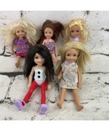Chelsie Dolls Barbie’s Lil Sister Lot Of 5 Dressed Blonde Brunette - £19.35 GBP
