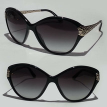 Dolce&amp;Gabbana DG4130 Women Sunglasses Black Cat Eye Made in ITALY - £150.85 GBP