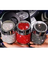 Bling Crystal Car Accessories Ashtray Portable Cup Holder Rhinestones, D... - $39.52 CAD