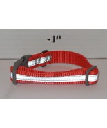 Boots and barkley Reflective Dog Collar Size Small S Orange Gray - $9.85
